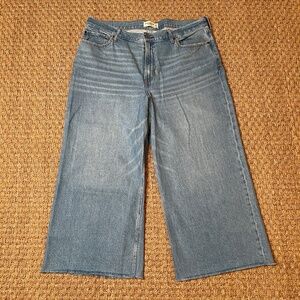 Abercrombie and Fitch Crop Wide Leg High Rise Size 33/16S